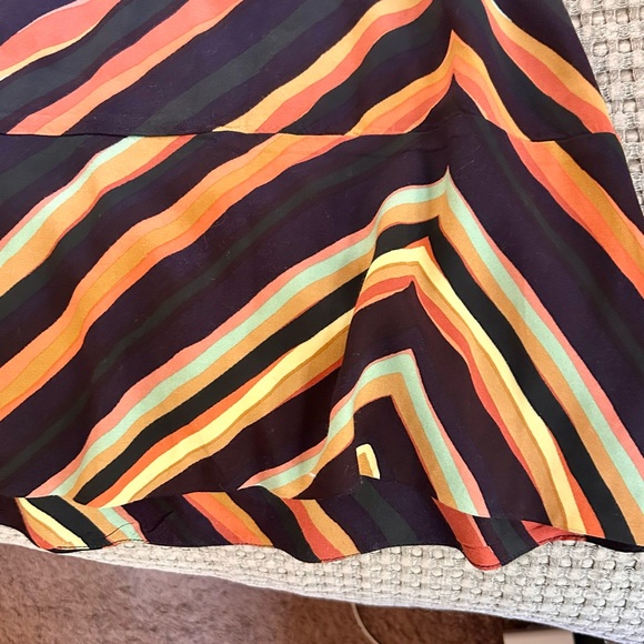 Anthropologie Runi Chevron Midi Dress Size Small - Picture 13 of 16